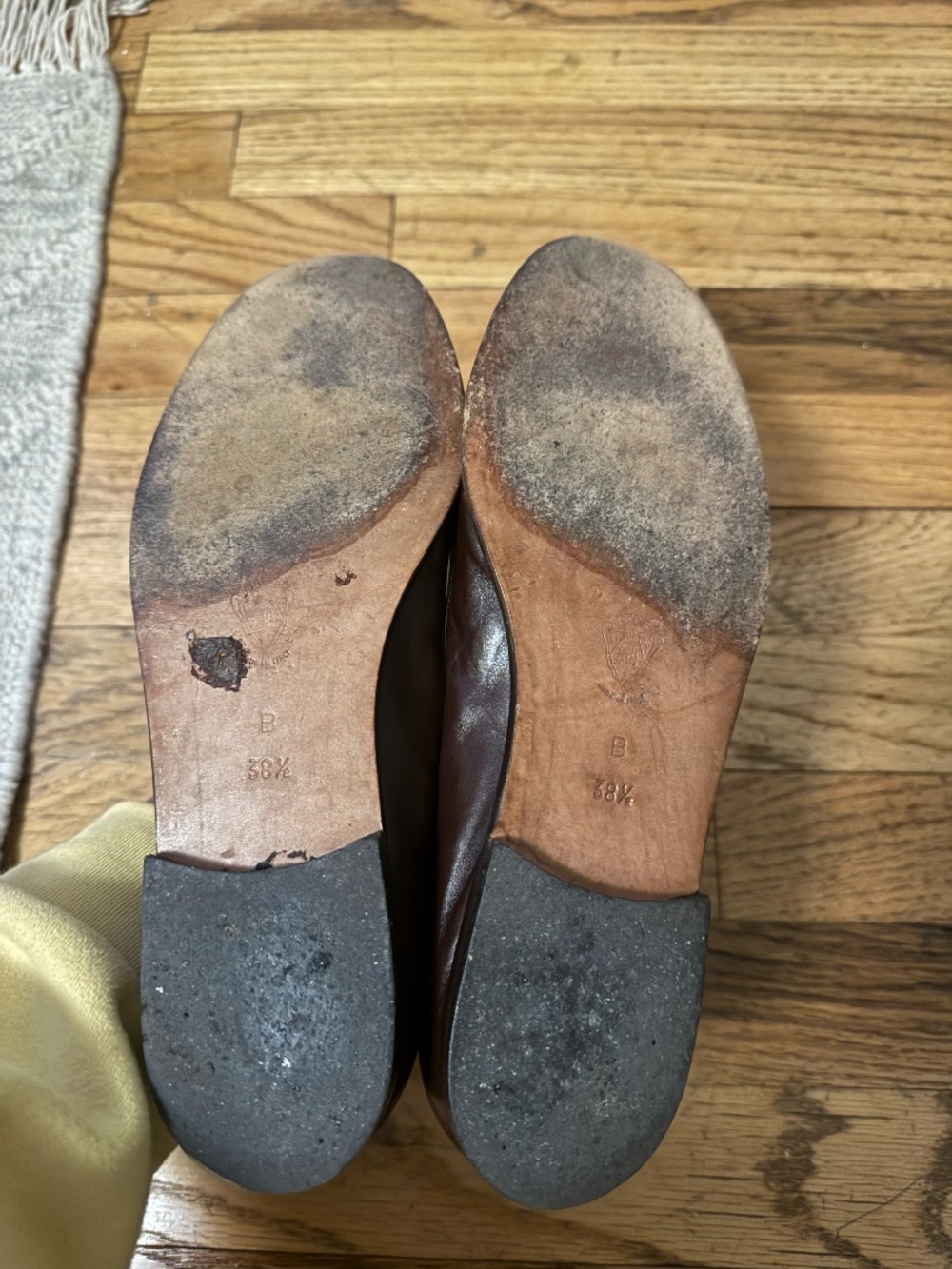 Vintage Authentic Gucci Dark Brown Tassel Loafers - Size 38.5 - Picture 8 of 8